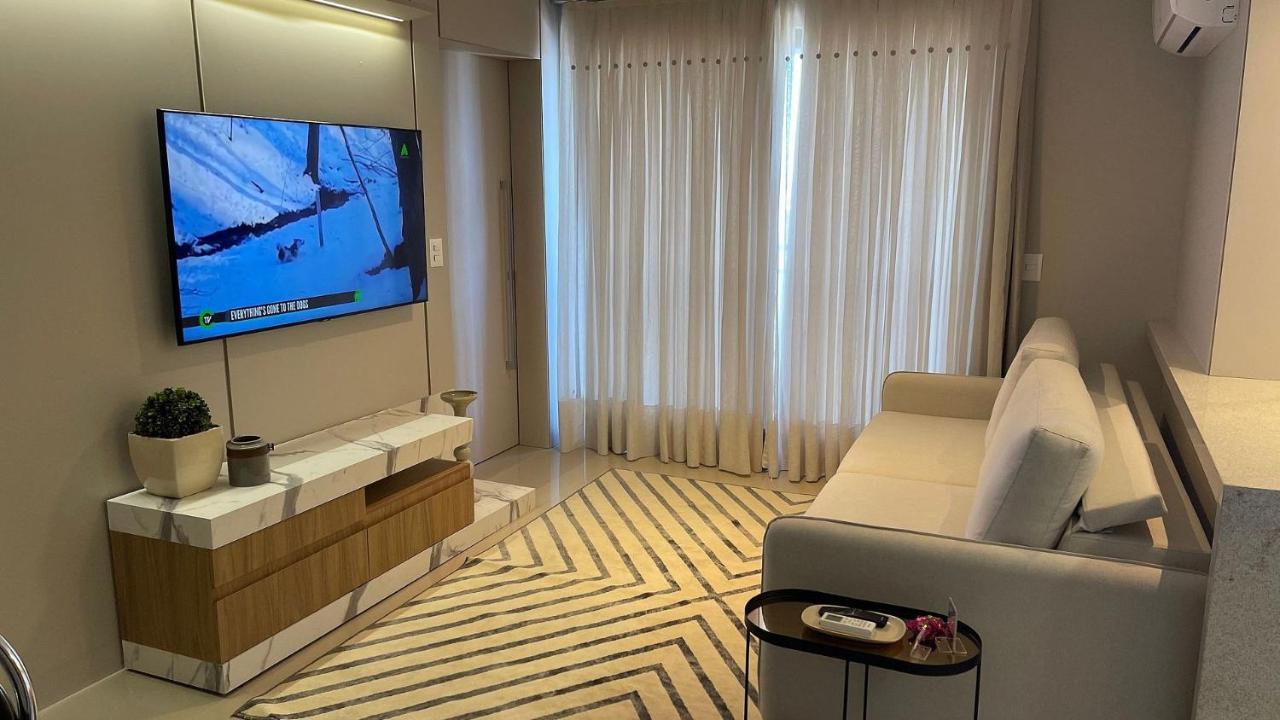 Апартаменты Studio No Ultimo Andar No Centro De Foz Com Vista Para O Rio Parana Фос-ду-Игуасу Экстерьер фото